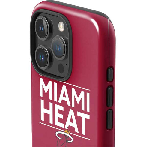 NBA Miami Heat Standard - Red iPhone 16 Pro Impact Case
